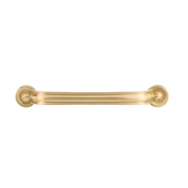 Richelieu 5 1/16 in (128 mm) Center-to-Center Satin Brass Traditional Cabinet Pull - BP8855128160
