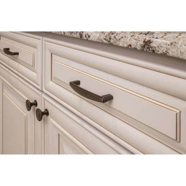 Elements By Hardware Resources 96 mm Center-to-Center Polished Chrome Rope Detailed Lindos Cabinet Pull - Z115-96PC