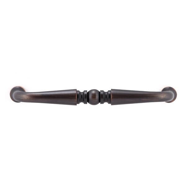 Richelieu 3-1/2 in. (89 mm) Center-to-Center Brushed Oil-Rubbed Bronze Traditional Drawer Pull - BP1451BORB