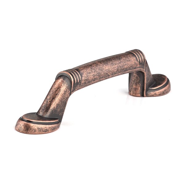 Richelieu 3 in. (76 mm) Center-to-Center Antique Copper Traditional Drawer Pull - BP5183193