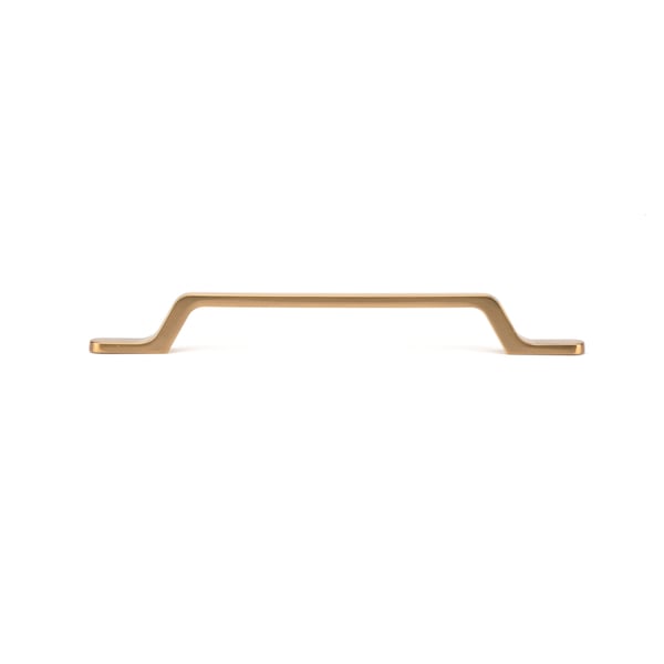 Richelieu 6 5/16 in (160 mm) Center-to-Center Aurum Brushed Gold Contemporary Cabinet Pull - BP52010160158