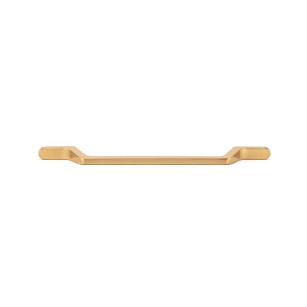 Richelieu 6 5/16 in (160 mm) Center-to-Center Aurum Brushed Gold Contemporary Cabinet Pull - BP52010160158