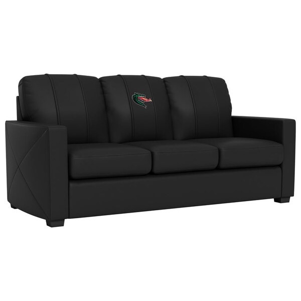 Dreamseat Silver Sofa with Alabama Birmingham Blazers-UAB Logo - XZ7759001SOCDBK-PSCOL13005