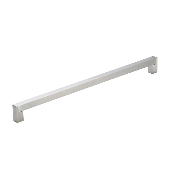 Richelieu 15-1/8 in. (384 mm) Center-to-Center Brushed Nickel Contemporary Drawer Pull - BP520384195