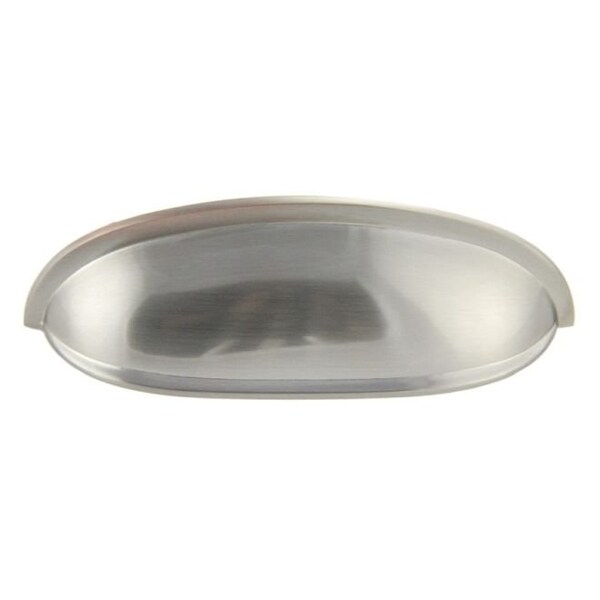 Crown 4-1/2" Bin Cabinet Pull with 3" Center to Center Satin Nickel Finish - CHP80753SN