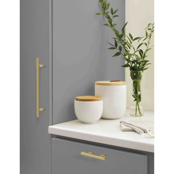 Amerock Bar Pulls 2-1/2 64 mm Center-to-Center Golden Champagne Cabinet Pull, 10PK - 10BX1264BBZ