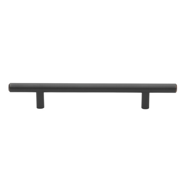 Gliderite Hardware 5-1/16 in. Center to Center Oil Rubbed Bronze Solid Steel Bar Pull - 5002-128-ORB, 10PK - 5002-128-ORB-10