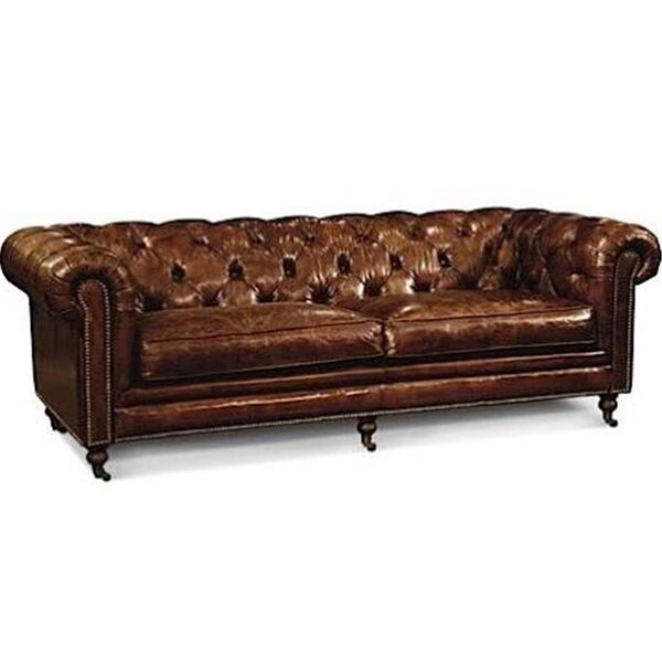 Moes Home Collection Birmingham Sofa, Brown - 30 x 89 x 38 in. - PK-1007-20