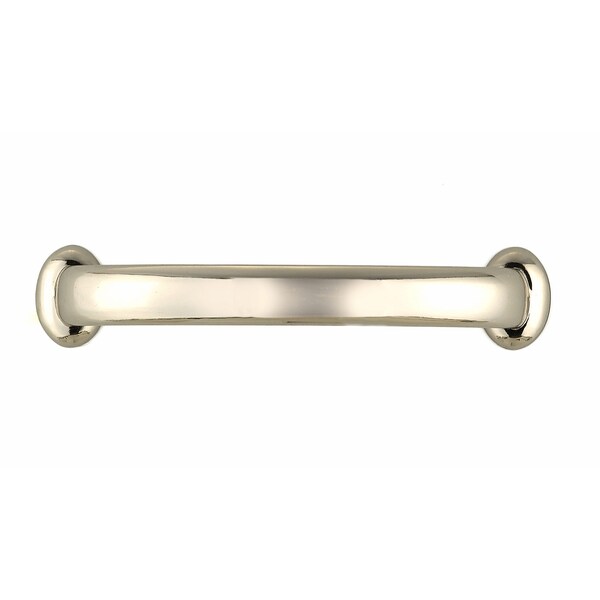 Richelieu 3 3/4 in (96 mm) Center-to-Center Polished Nickel Traditional Drawer Pull - 5127896180