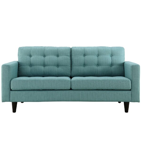 Primewir Empress Loveseat in Tufted Laguna Fabric - EEI-1547-LAG