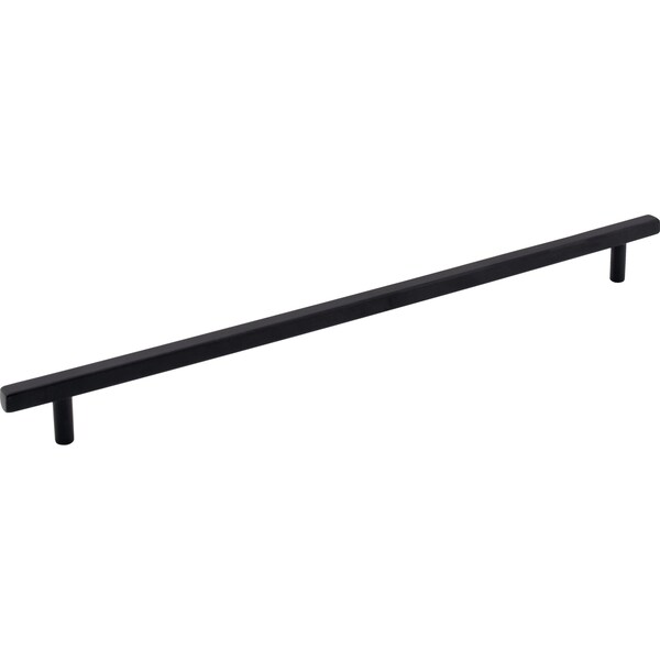 Jeffrey Alexander 305 mm Center-to-Center Matte Black Square Dominique Cabinet Bar Pull - 845-305MB