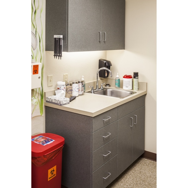 Elements By Hardware Resources 3-1/2" Center-to-Center Brushed Chrome Torino Cabinet Wire Pull - S271-3.5BC