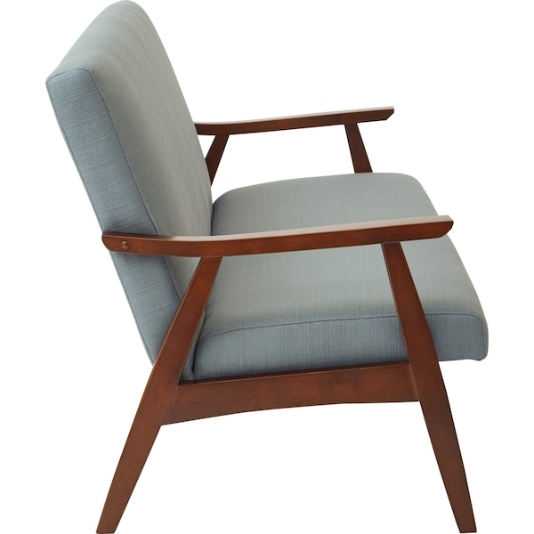 Ave 6 Davis Loveseat, Klein, Sea Fabric, 29" x 32" - DVS52-K21