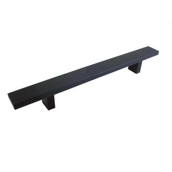 Contempo Living Contempo Living WCLW-12BLK 12 in. Rectangular Aluminum Anodizing with Stainless Steel Matte Black Cabinet Handle - WCLW-12BLK