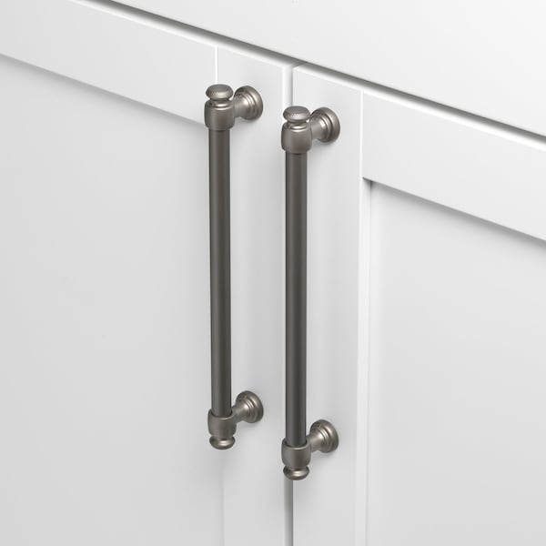Gliderite Hardware 7-5/8 in. Center to Center Graphite Gray Classic Euro Bar Pull - 4361-192-GPH, 25PK - 4361-192-GPH-25