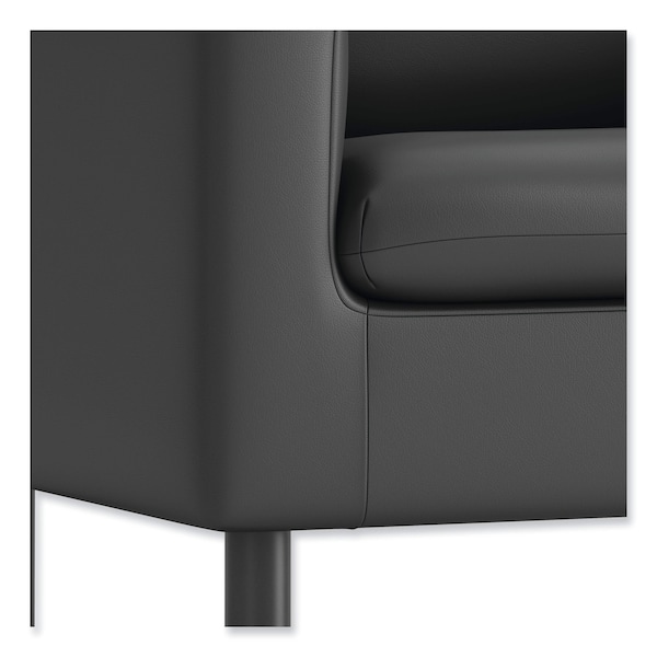 Hon Parkwyn Series Loveseat, 53.5w x 26.75d x 29h, Black - HONVP3LLOVEBLK