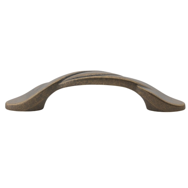Gliderite Hardware 3 in. Classic Twisted Pull Cabinet Hardware Handle - 87340-AB, 5PK - 87340-AB-5