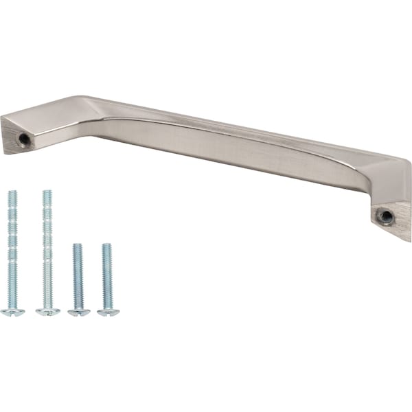 Designperfect 5-1/16'' Center-to-Center Handle Pull, Brushed Satin Nickel, 25PK - DPA25S514SNB
