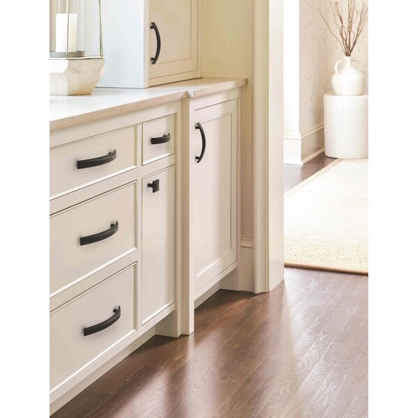 Amerock Extensity 3 in 76 mm Center-to-Center Matte Black Cabinet Pull - BP29379FB