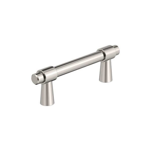Amerock Destine 3 inch 76mm Center-to-Center Polished Nickel Cabinet Pull - BP37370PN