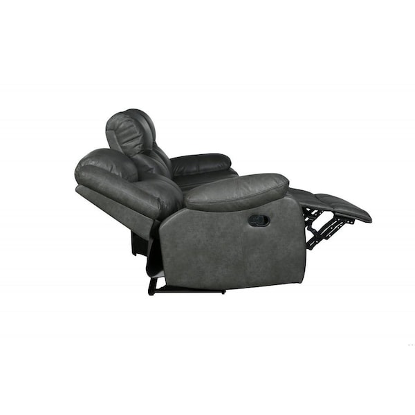 Homeroots Gray Loveseat 64 x 36 x 40 in. - 366300