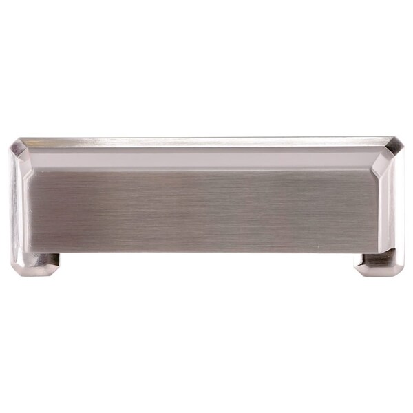 Pride Industrial 3in and 3-3/4in Center to Center Charleston Cup Cabinet Pull Satin Nickel Finish - P90396SN
