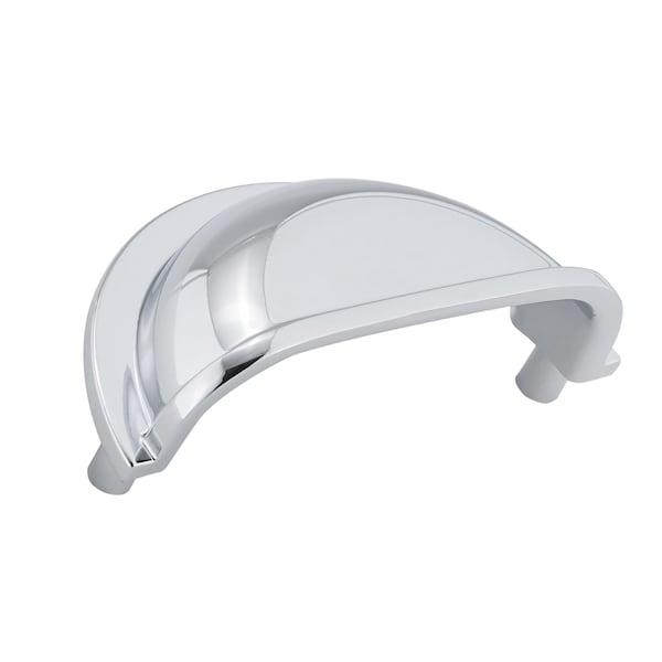 Richelieu 3 in (76 mm) Center-to-Center Chrome Traditional Drawer Pull - BP50388140
