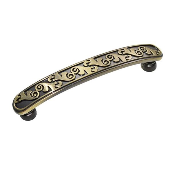 Camp Usa Roma 4 in. Antique Brass Cabinet Pull - CA582266