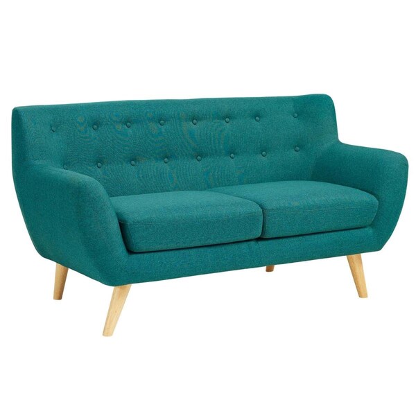 Modway Furniture Remark Upholstered Loveseat, Teal - EEI-1632-TEA