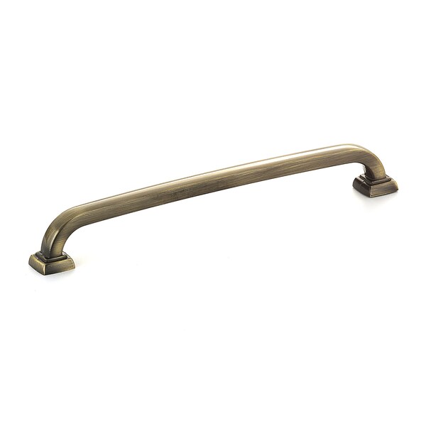 Richelieu 7 9/16 in (192 mm) Center-to-Center Antique English Transitional Drawer Pull - BP815192AE