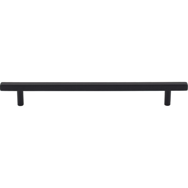 Jeffrey Alexander 192 mm Center-to-Center Matte Black Square Dominique Cabinet Bar Pull - 845-192MB