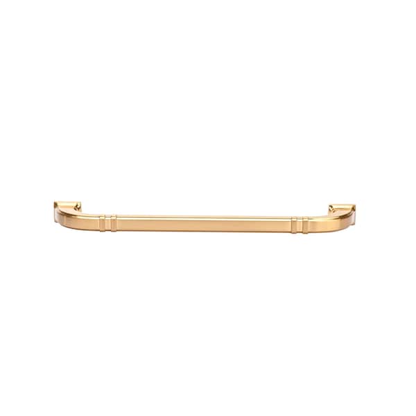 Richelieu 7 9/16-inch (192 mm) Center to Center Aurum Brushed Gold Transitional Cabinet Pull - BP8650192158