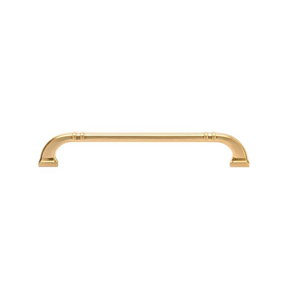 Richelieu 7 9/16-inch (192 mm) Center to Center Aurum Brushed Gold Transitional Cabinet Pull - BP8650192158