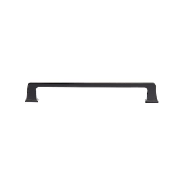 Richelieu 7 9/16-inch (192 mm) Center to Center Matte Black Traditional Cabinet Pull - BP8695192900