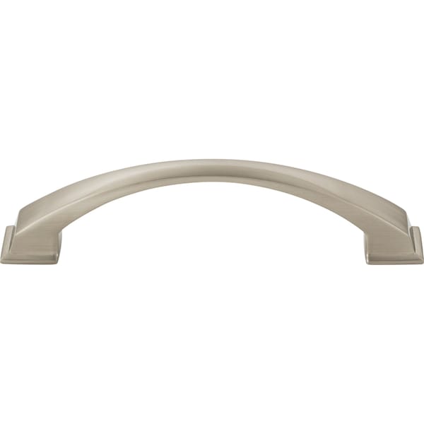 Jeffrey Alexander 128 mm Center-to-Center Satin Nickel Arched Roman Cabinet Pull - 944-128SN