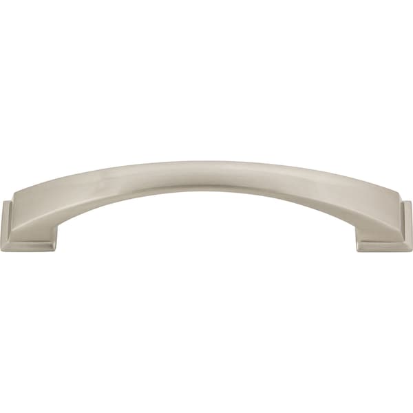Jeffrey Alexander 128 mm Center-to-Center Satin Nickel Arched Roman Cabinet Pull - 944-128SN