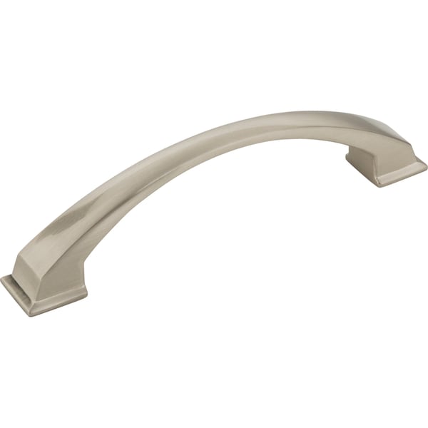 Jeffrey Alexander 128 mm Center-to-Center Satin Nickel Arched Roman Cabinet Pull - 944-128SN