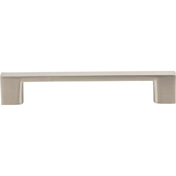 Jeffrey Alexander 128 mm Center-to-Center Satin Nickel Square Sutton Cabinet Bar Pull - 635-128SN