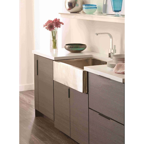 Amerock Edge Pull 5-1/16 in 128 mm Center-to-Center Flat Black Cabinet Pull - BP36575FB
