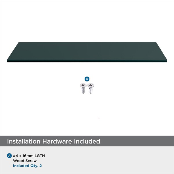 Amerock Edge Pull 5-1/16 in 128 mm Center-to-Center Flat Black Cabinet Pull - BP36575FB
