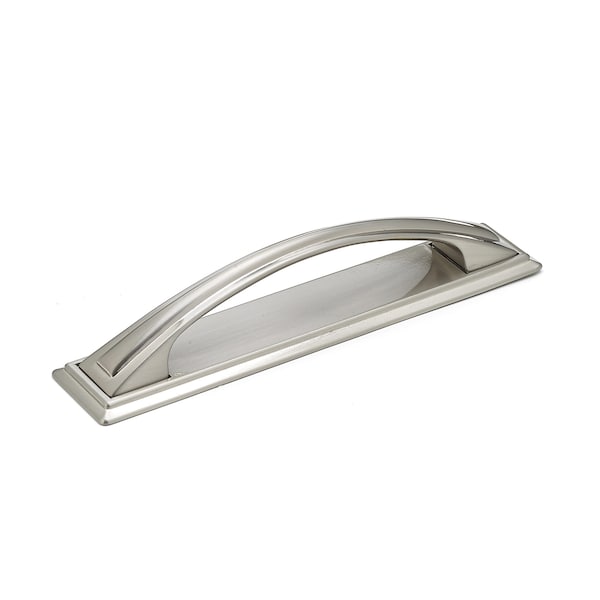 Richelieu 5-1/16 in. (128 mm) Center-to-Center Brushed Nickel Transitional Drawer Pull - BP26987195
