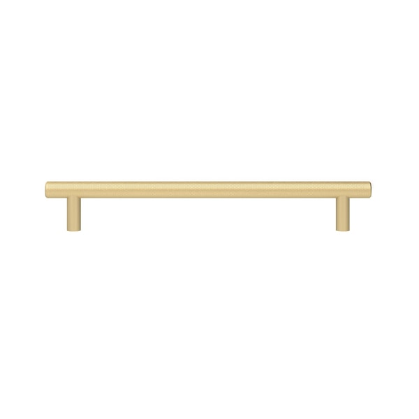 Richelieu 7 9/16-inch (192 mm) Center to Center Satin Brass Contemporary Cabinet Pull - BP3060192160