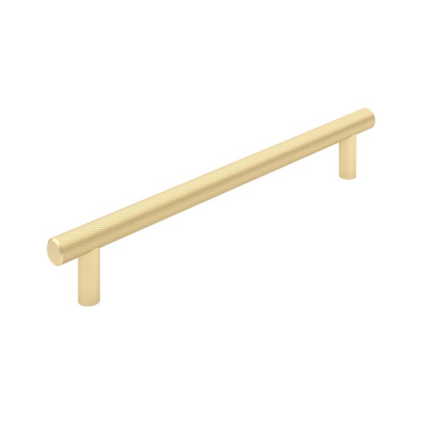 Richelieu 7 9/16-inch (192 mm) Center to Center Satin Brass Contemporary Cabinet Pull - BP3060192160