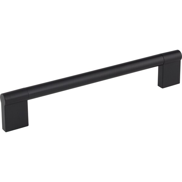 Elements By Hardware Resources 192 mm Center-to-Center Matte Black Knox Cabinet Bar Pull - 645-192MB