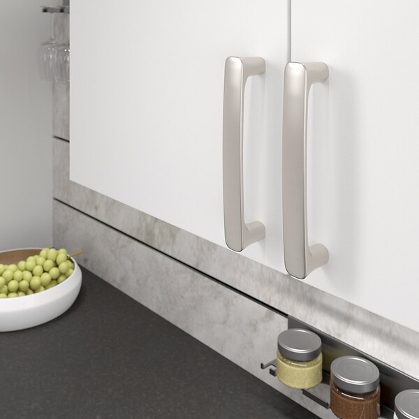 Richelieu 5 1/16-inch (128 mm) Center to Center Brushed Nickel Contemporary Cabinet Pull - BP7345128195
