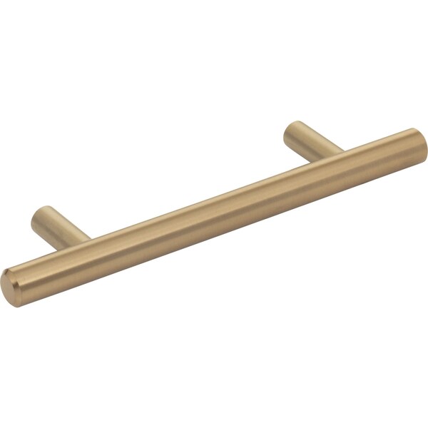 Elements By Hardware Resources 96 mm Center-to-Center Satin Bronze Naples Cabinet Bar Pull - 156SBZ