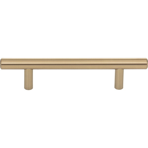 Elements By Hardware Resources 96 mm Center-to-Center Satin Bronze Naples Cabinet Bar Pull - 156SBZ