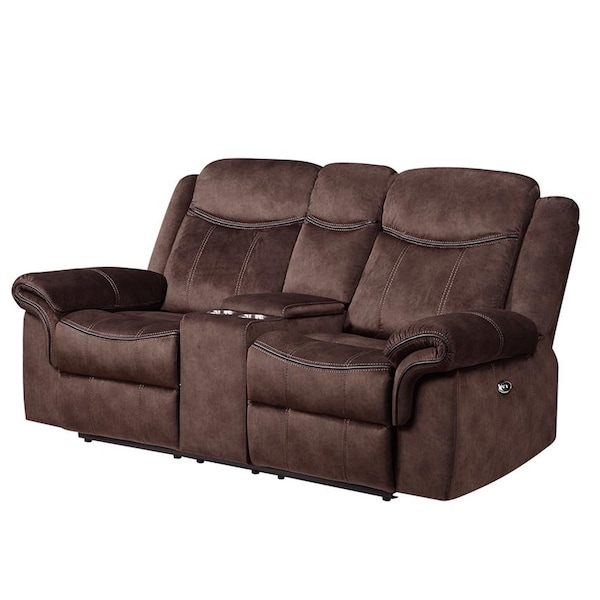 Global Furniture Usa Transitional Domino U2200 Domino Coffee Power Console Reclining Ls With Power Switch - 3292