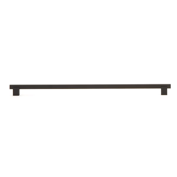 Richelieu 18-7/8 in. (480 mm) Center-to-Center Matte Black Contemporary Drawer Pull - BP905480900