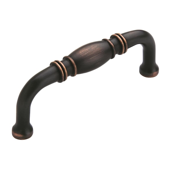 Amerock Granby 3 inch 76mm Center-to-Center Oil Rubbed Bronze Cabinet Pull, 10PK - 1875417